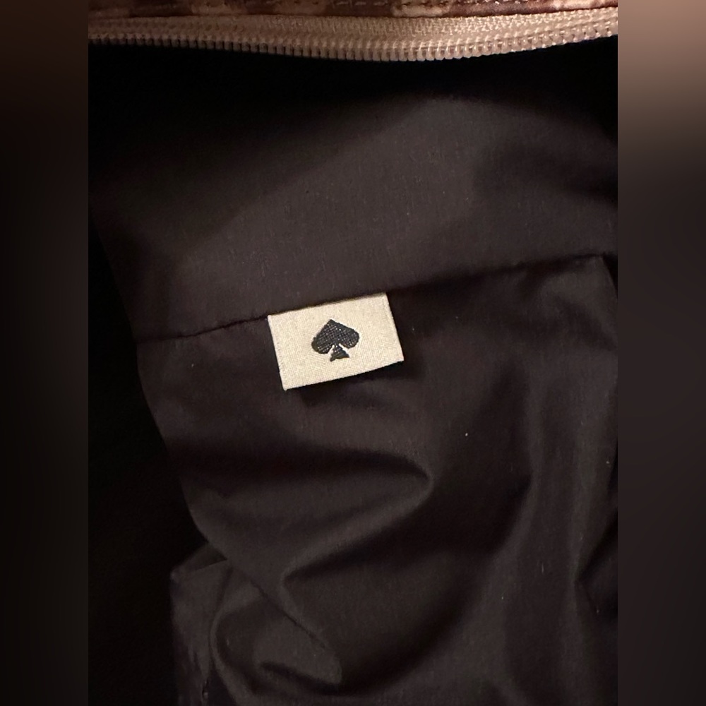 ✨Kate Spade♠️”Taylor” Leopard Tote Bag/Leather/Nylon - Picture 15 of 16